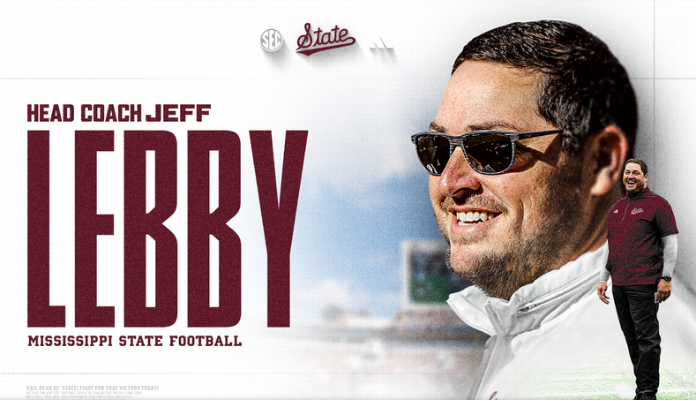 Offensive Strongman Lebby Named Mississippi State Football Head Coach