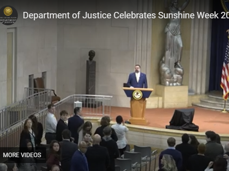 Transparency Encouraged, Applauded by U.S. Department of Justice During ‘Sunshine Week’